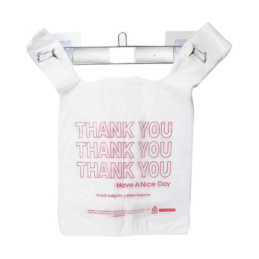 T-Shirt Bag Rack - Hanging Plastic Bag Holder (1 Pack)