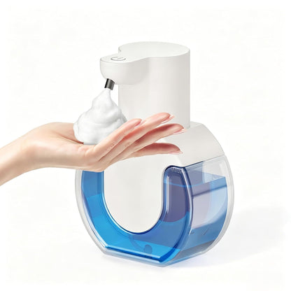Automatic Soap Dispenser Touchless,Rechargeable Foaming Soap Dispenser,15oz/420ml Smart Hand Soap Dispensers,4-Level Adjustable,Wall Mount for Bathroom Kitchen Dish Soap,Hands-Free