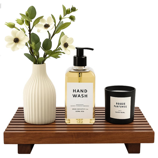 Acacia Wood Risers for Bathroom Tray Kitchen Count... (Acacia Wood | Acacia Wood)