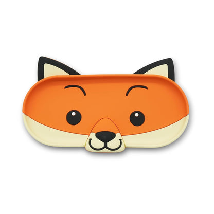 Funny Glasses Tray – Quirky Eyeglass Holder for Desk, Nightstand or Dresser – Unique Home & Office Organizer Gift for Spectacle Wearers – Fox