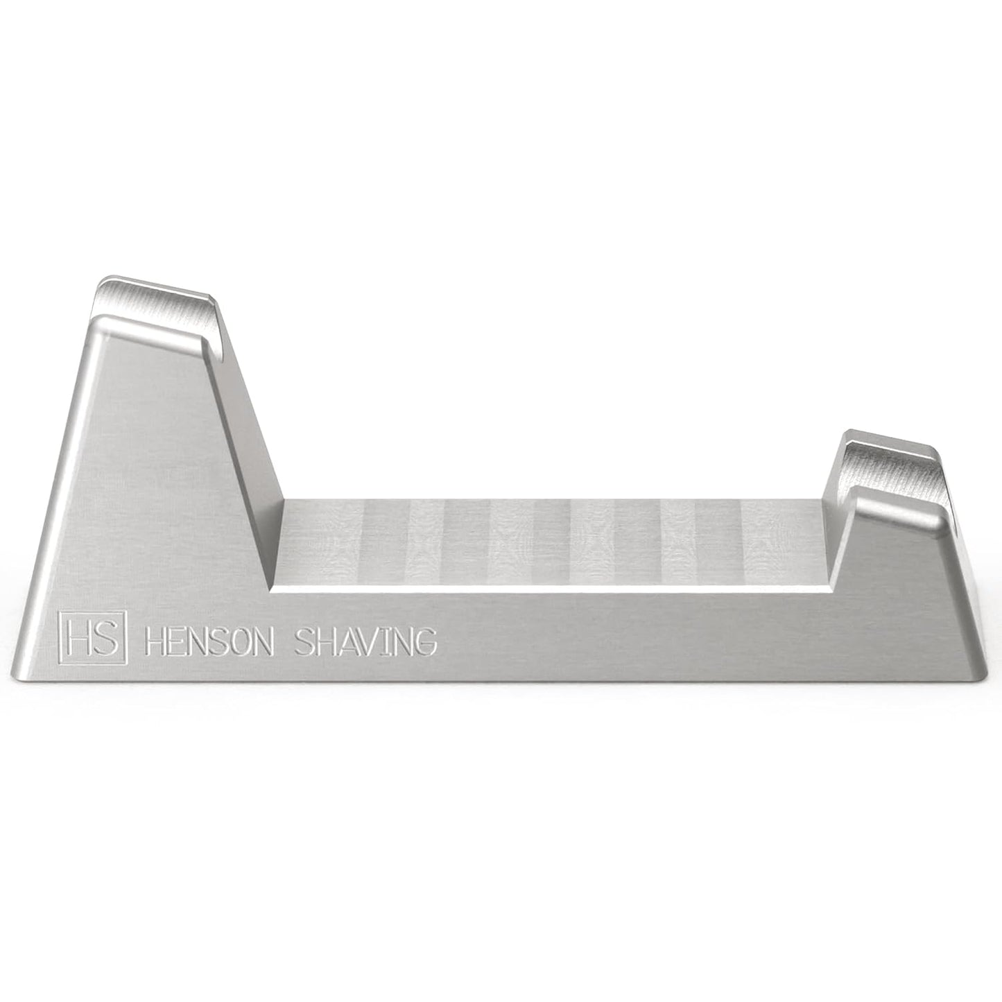 Henson Shaving Machined Aluminum Safety Razor Stand Weighted Non-Slip Base Holder for Optimal Drying Angle - Countertop Storage for Henson Razors