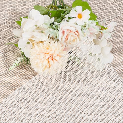 OLYCRAFT 78x59 Inch White Anti-Skid Rug Pad Table Mat Gripper 0.2mm Thick Rectangle Anti Slip Tablecloth Underlay Pad Non Slip Rug Pads for Household Carpet Mattress Floor Mat
