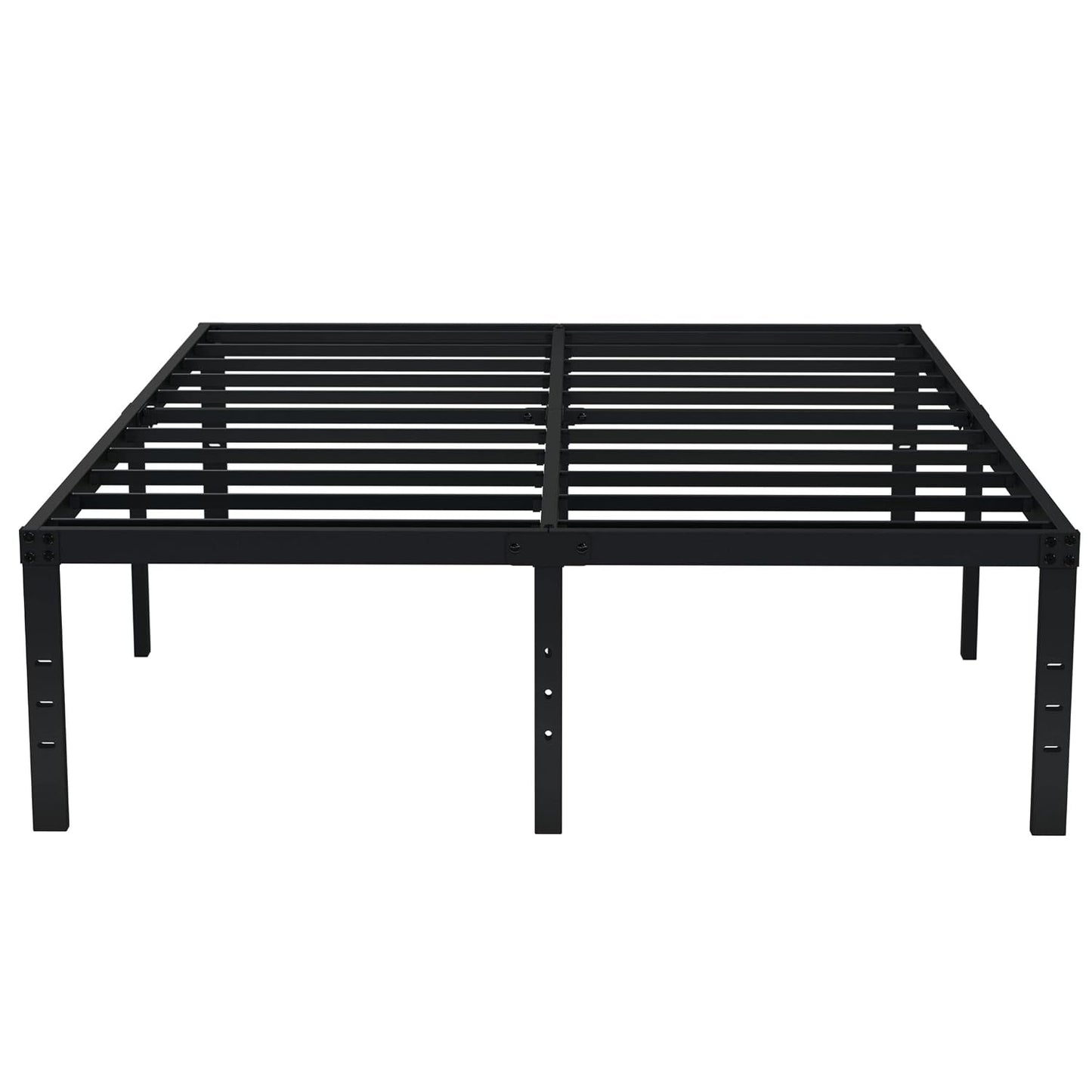EMODA Queen Bed Frame 18 Inch Heavy Duty Tall with Large Storage Space