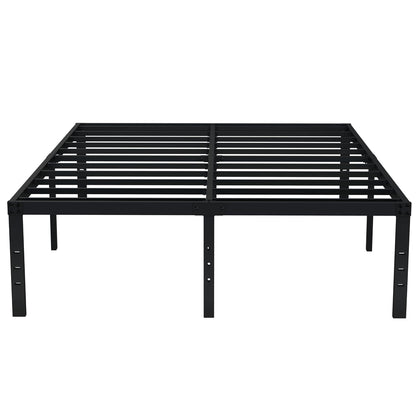 EMODA Queen Bed Frame 18 Inch Heavy Duty Tall with Large Storage Space