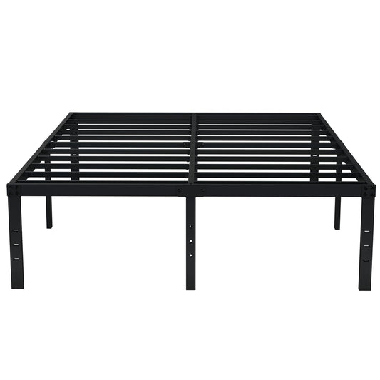 EMODA Queen Bed Frame 18 Inch Heavy Duty Tall with Large Storage Space