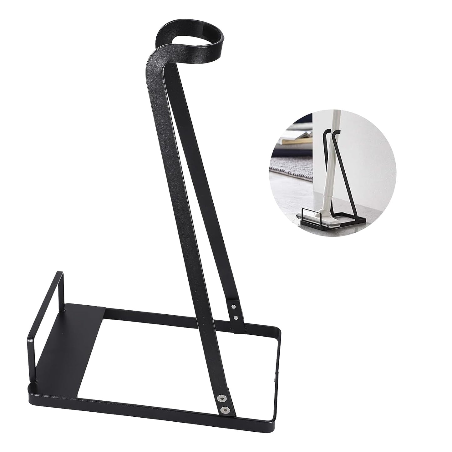 Vacuum Stand for Dyson V6 V7 V8 V10 V11, Vacuum Cleaner Rack, Cordless Organizer Holders Compatible with Handheld Electric Broom(Black)