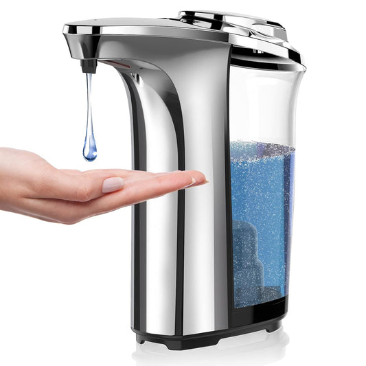 Automatic Soap Dispenser, Touchless Dish Soap Disp... (Silver | Resin, Silver)
