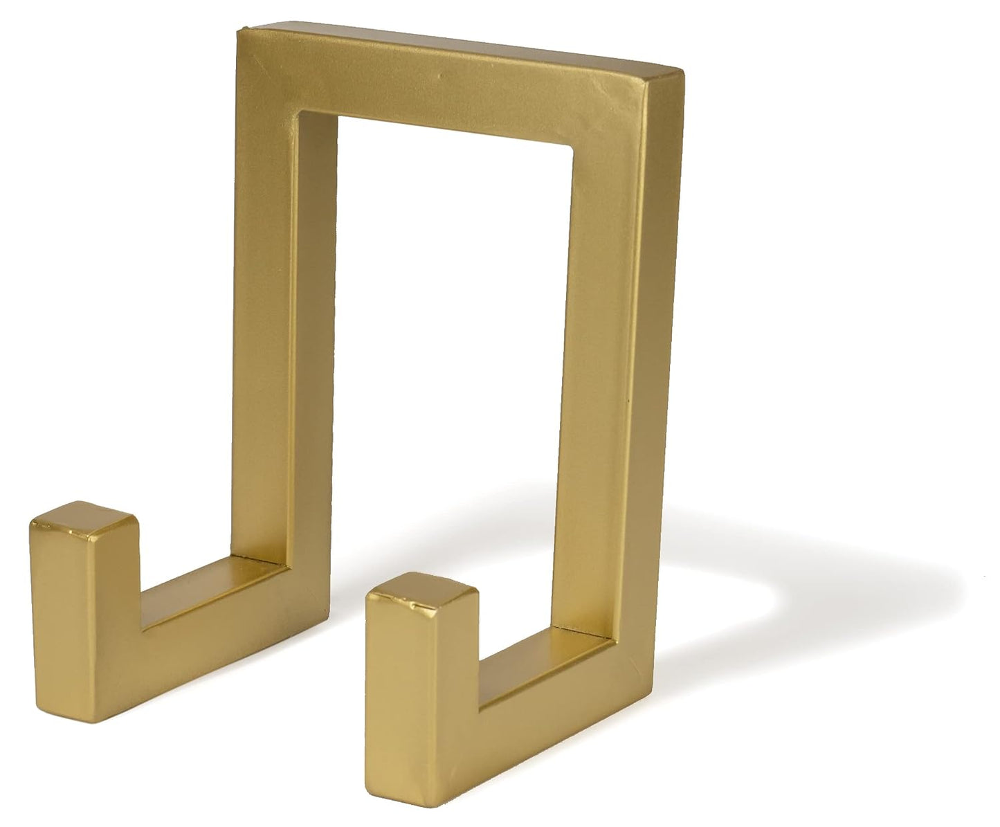 8” Tall Industrial-Style Metal Photo Frame Holder... (Gold | Metal)