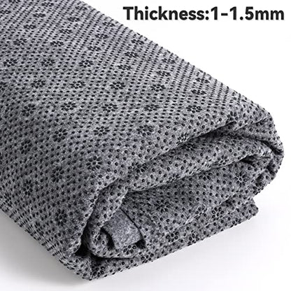 Pllieay 72x40 Inch Non Slip Final Backing Cloth,Vinyl Primary Tufting Cloth | Backing Fabric, Non Slip Pad with Plum Blossom Pattern for Carpets Rug Tufting Gun Cushion Punch Needle