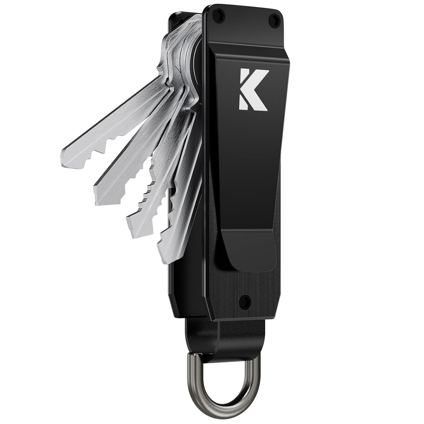 Key Organizer for Men Compact Key Holder Minimalist Key Case Metal Key Chain Key Holder for Keychain Secures 2-5 Keys