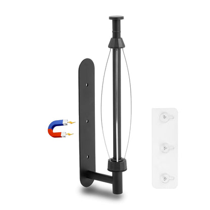 Magnetic Paper Towel Holder, One Hand Operable Pap... (Black)