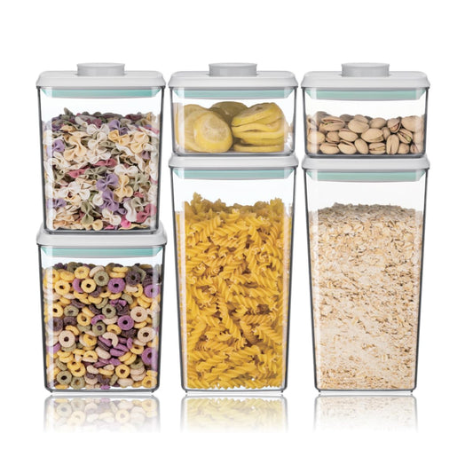 Airtight Food Storage Container Sets with Lids 6Pc... (6 Pcs Set | Plastic)