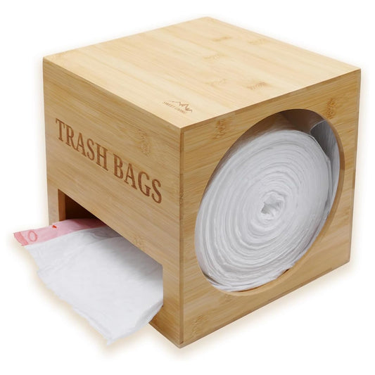 Trash bag holder dispenser