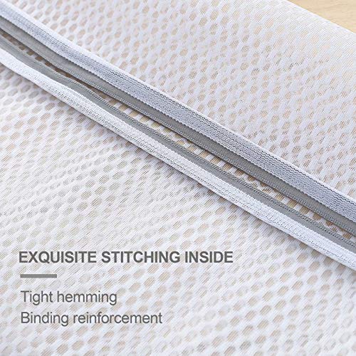 Mesh Laundry Bags for Delicates(2XL+2L), Laundry Bags Mesh Wash Bags, 125gsm Lingerie Bags