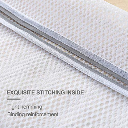 Mesh Laundry Bags for Delicates(2XL+2L), Laundry Bags Mesh Wash Bags, 125gsm Lingerie Bags