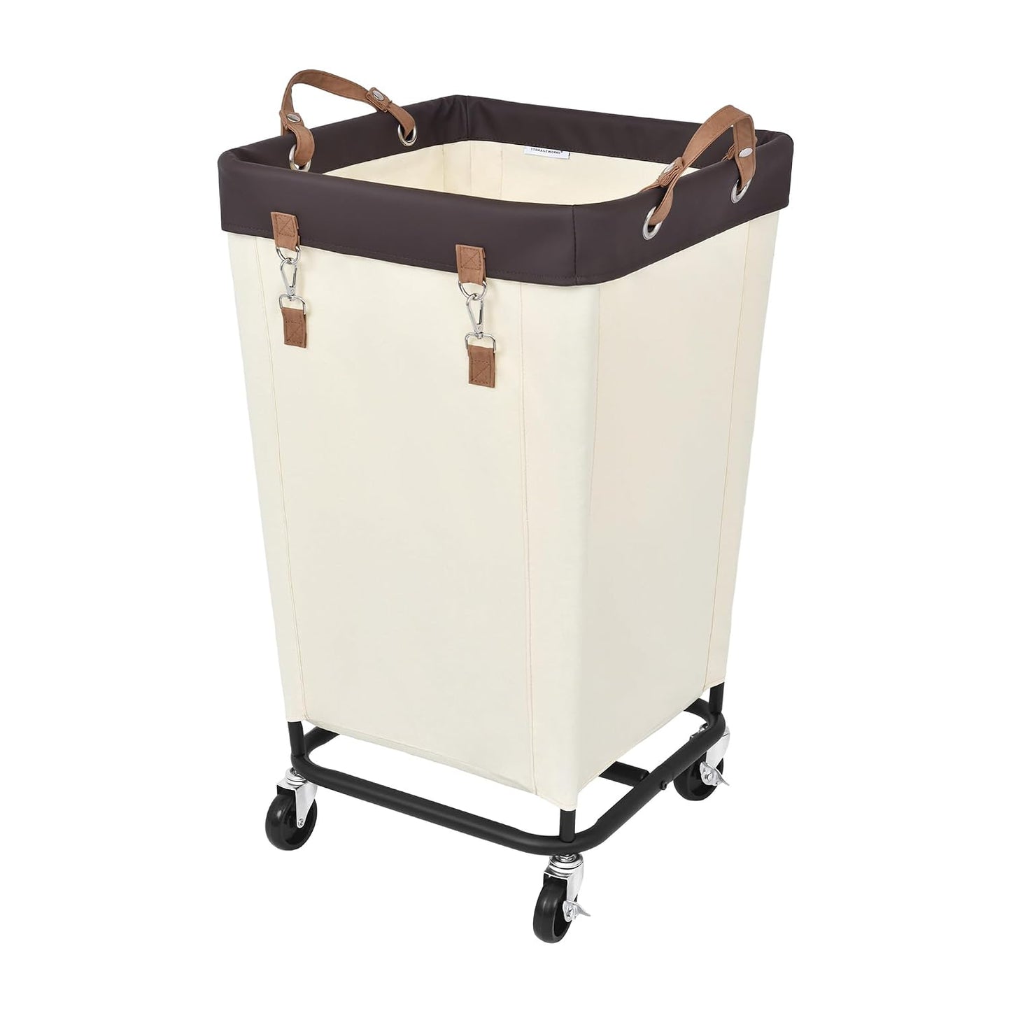 StorageWorks 160L Laundry Basket with Wheels, Rolling Hampers for Clothing