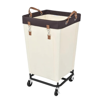 StorageWorks 160L Laundry Basket with Wheels, Rolling Hampers for Clothing