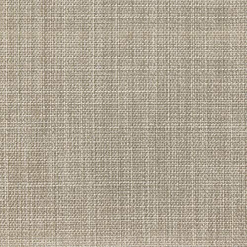 Amazon Basics Round Storage Ottoman Foot Rest, Button Tufted Upholstered Footstool with Storage, Sturdy Linen Fabric for Living Room and Bedroom, 20" x 17", Beige