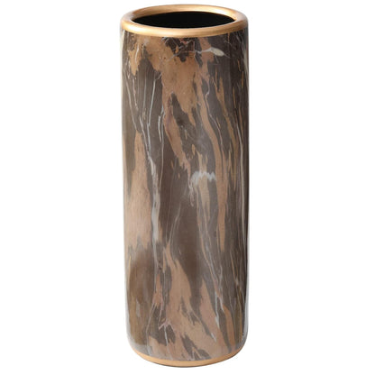 24" H Marble Pattern Ceramic Umbrella Stand Entryway Umbrella Holder | Contemporary Umbrella Rack Porcelain Floor Vase for Storing Canes Walking Sticks for Entryway Porch Indoor Home Decor