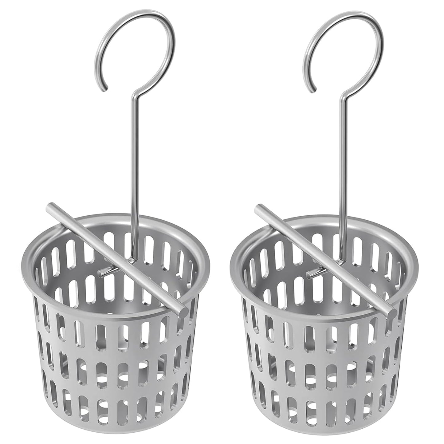 Neodrain Shower Drain Hair Catcher, 2-Pack,Only Fit Neodrain Shower Drain | 304 Stainless Steel Hair & Debris Strainer with Lifting Hook,Filter Basket for Bath Drains,Reusable Trap for Clog-Free Drains