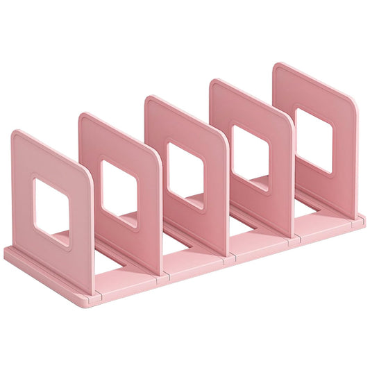 Desk File Sorter Vertical Desktop File Folder Orga... (Pink | Plastic)