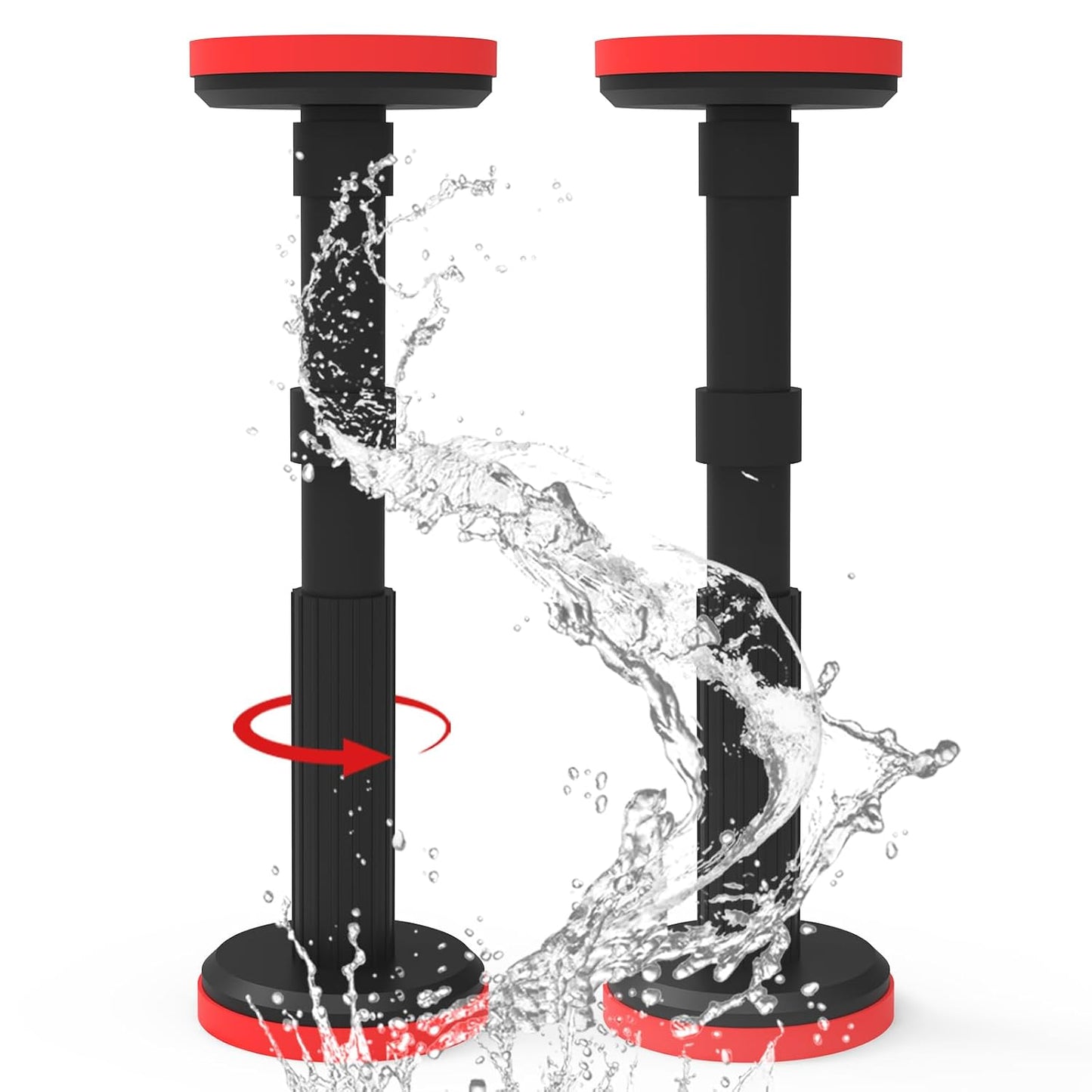 Adjustable Shelf Support Pole for Undermount Sink Cabinet Shelf 7.1-17.3in | Telescopic Heavy Duty 220lb Sagging Shelf Support Post Leg Cabinet Jacks