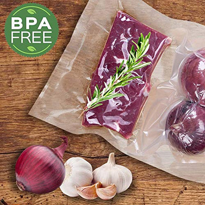 6Pack Vacuum Sealer Rolls 8"&11"x20' BPA Free Sous Vide Bags
