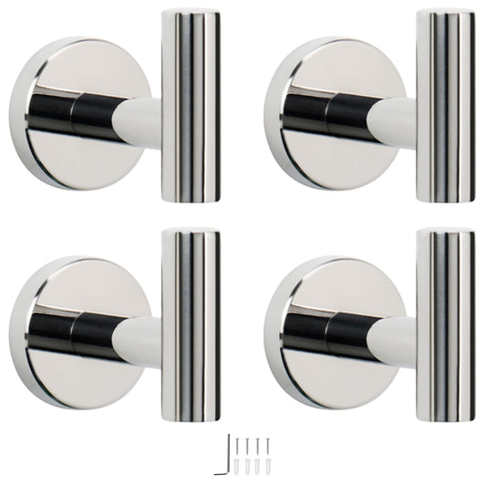 Bath Towel Hooks- SUS 304 Stainless Steel Robe Hoo... (Chrome Finish | Stainless Steel)