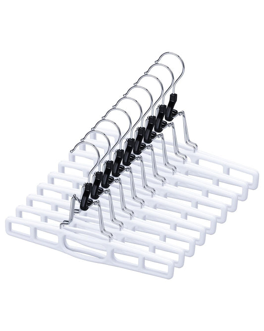 12 Pack Pants-Hangers Skirt-Hangers, Plastic Pant-...