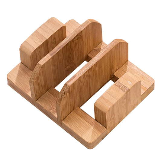 Bamboo Pot Lid Holder,Cutting Board Organizer,Baki... (GGJ-A | Bamboo)