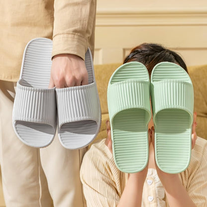 Happy Lily Shower Shoes, Women & Men’s Shower Slippers, Slides Sandals Pool Slides House Slippers Non-Slip Indoor Bathroom Shoes Beach Sandals
