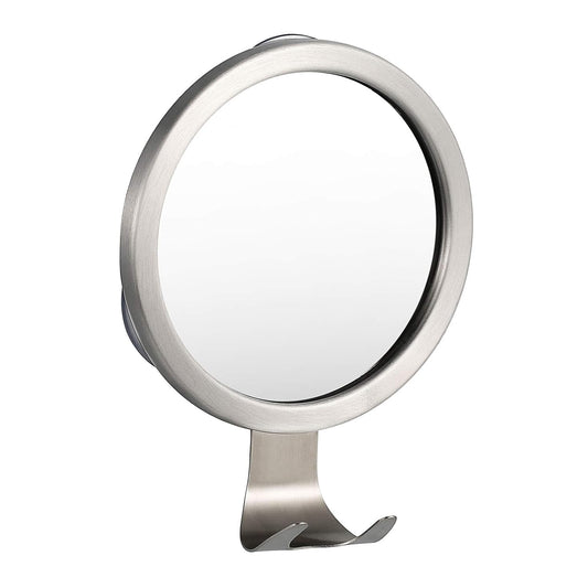 Shower Mirror Fogless for Shaving with Razor Holder, Powerful Lock Suction Fogless Mirror for Shower
