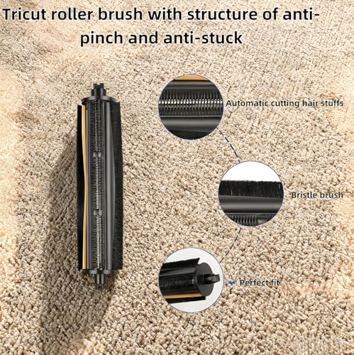 Tricut Brush Replacement Part for Dreame L40 Ultra Gen 2 MOVA P10 Gen 2 Kit | Dreame X40 Ultra Complete / MOVA P50 Pro Ultra Includes :1 TriCut Brush 4 MopPads 4 Dust Bags 3* Filters 3 Side Brushes