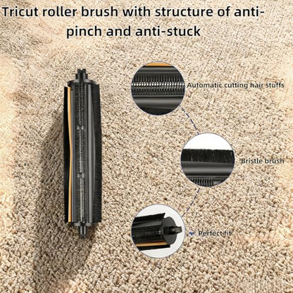 Tricut Brush Replacement Part for Dreame L40 Ultra Gen 2 MOVA P10 Gen 2 Kit | Dreame X40 Ultra Complete / MOVA P50 Pro Ultra Includes :1 TriCut Brush 4 MopPads 4 Dust Bags 3* Filters 3 Side Brushes