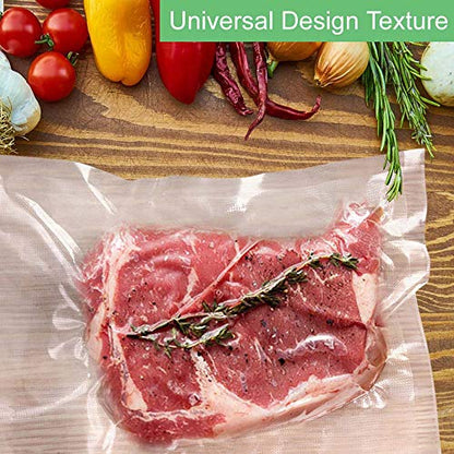 300ct Plus Quart 10"x13" Vacuum Sealer Bags BPA Free Food Storage PreCut