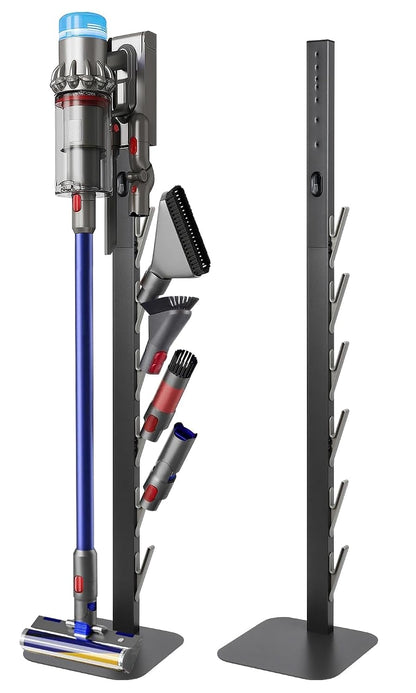 Kukikan Vacuum Stand Holder for Gen5 V8 V15 V12 V11 V10 V7 V6, Metal Floor Docking Station with Built-in Cord Management