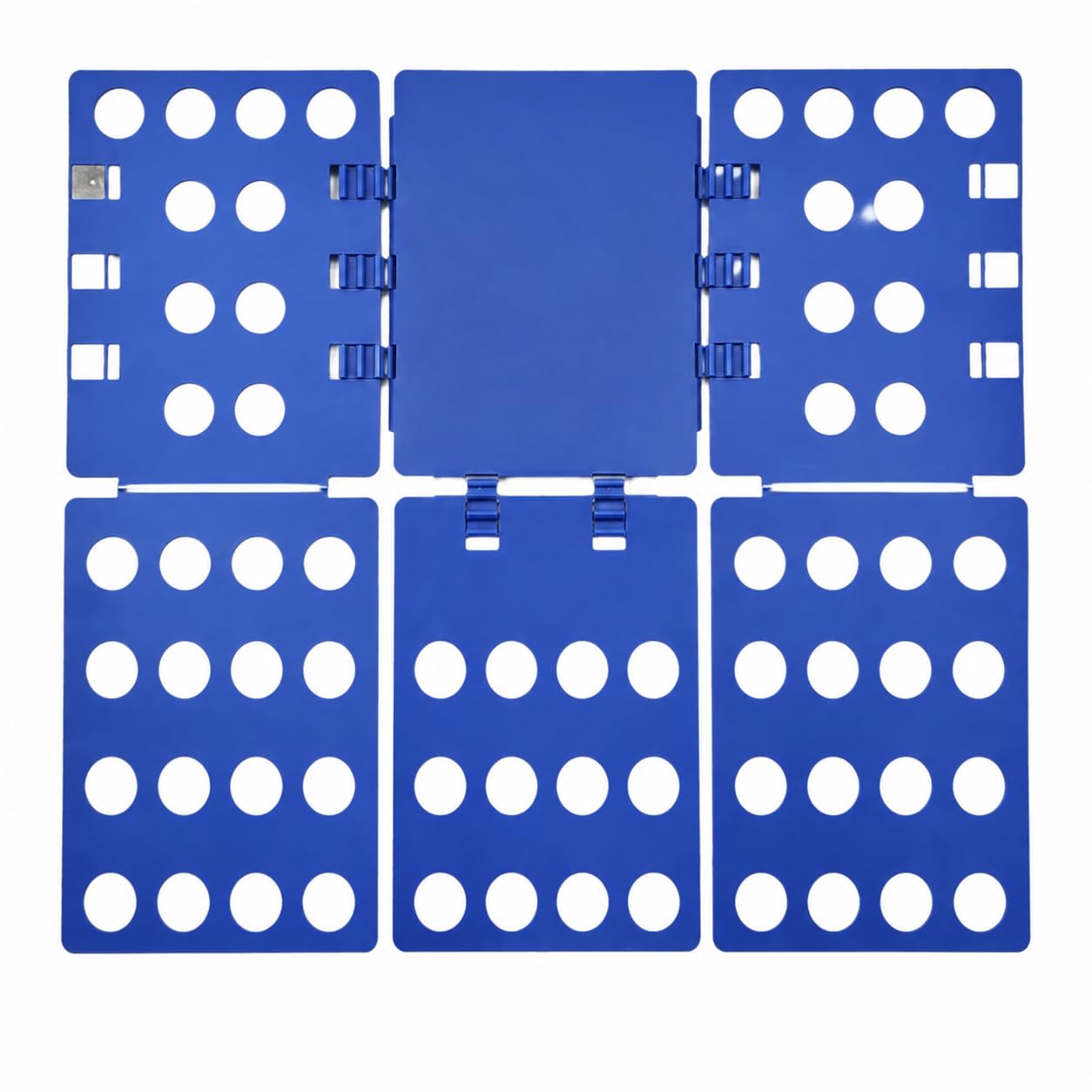Shirt Folding Board, Shirt Folder - Folds Hoodies, Jeans & Shirts, Blue | Quick garment folding, heavy duty for thick clothes, for adults & kids, compact foldable design, no assembly required