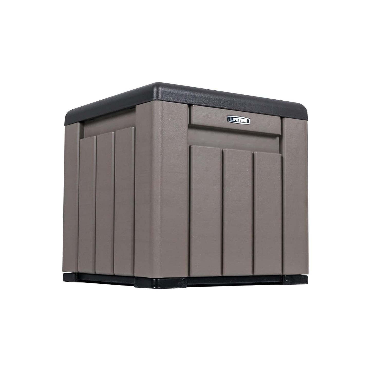 LIFETIME Outdoor Storage Cube Deck Box for Package Delivery, Patio Furniture Cushions, Garden Tools, Pool Accessories, 25 Gallon