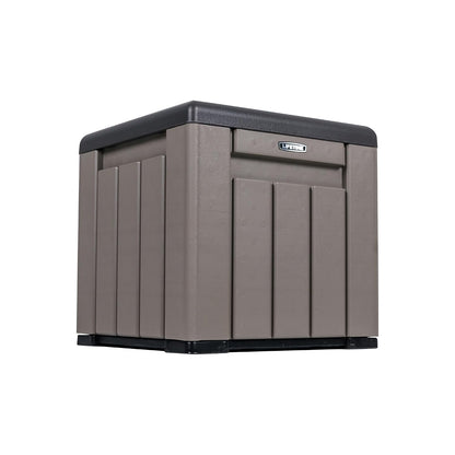 LIFETIME Outdoor Storage Cube Deck Box for Package Delivery, Patio Furniture Cushions, Garden Tools, Pool Accessories, 25 Gallon