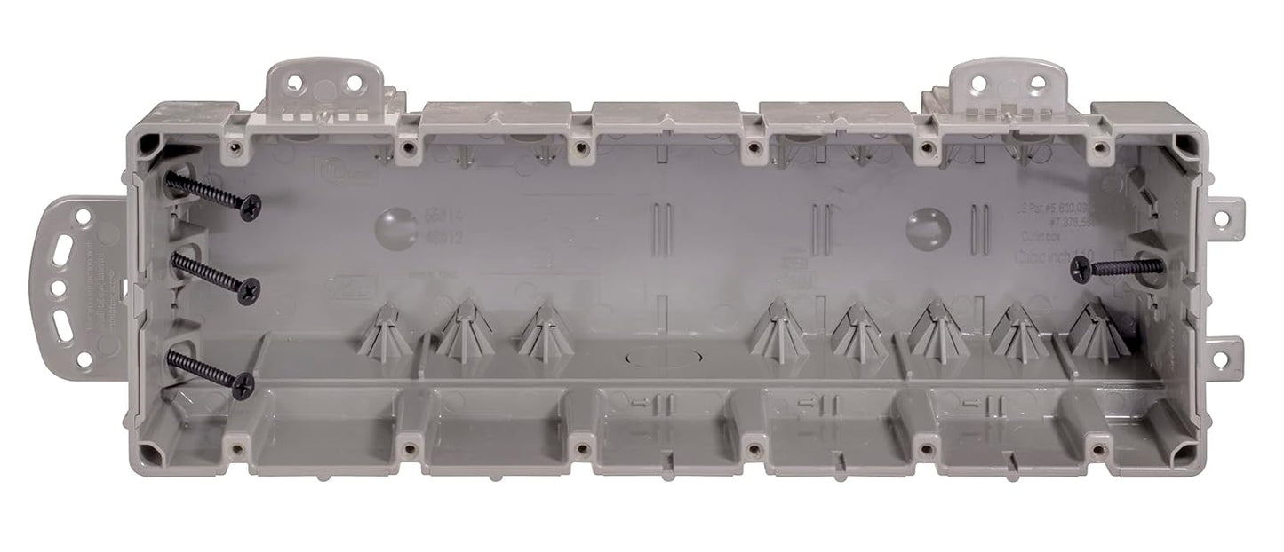 Southwire MSB1G One Gang Device Box with Depth Adjustable, Heavy Duty 42lb
