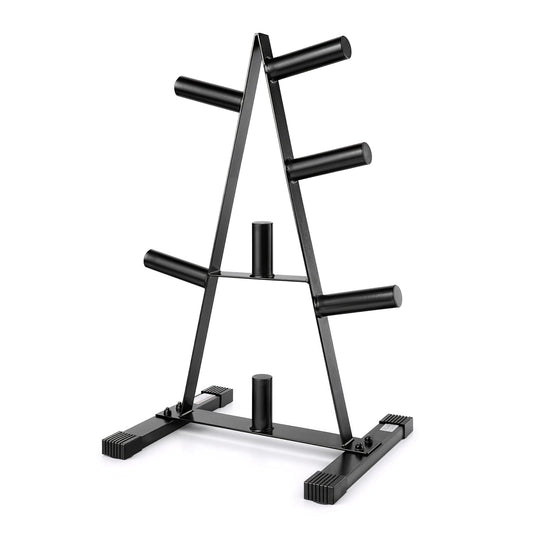 CAP 2-Inch Olympic Plate Tree Rack for Home Gym, H... (Alloy Steel)