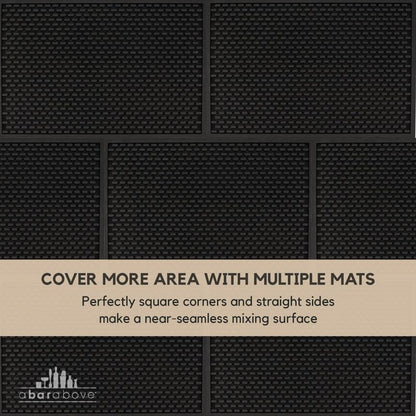 A Bar Above Heavy Duty Bar Mat, Food Safe Silicone Mat for Countertops | Commercial Strength, For Bartending and Coffee, Dish Drying Pad, Kitchen Counter, Barista Accessory, Spill Proof, Great Pick