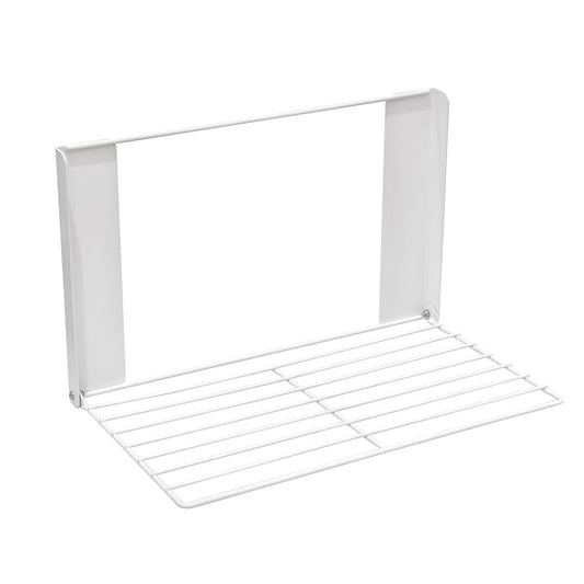 Clothes Drying Rack Magnetic Folding Shelf for Clo... (White | Stainless Steel)