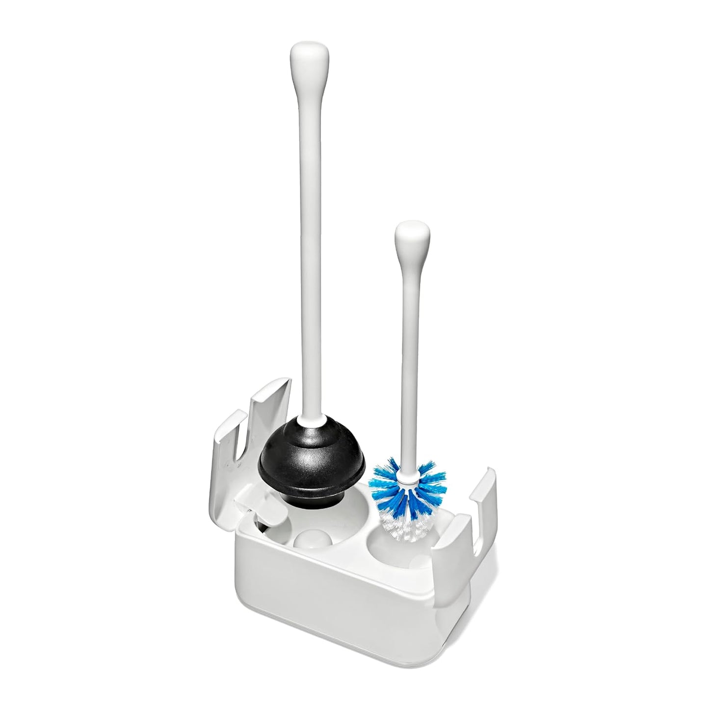 OXO Good Grips Toilet Brush & Plunger Set - White