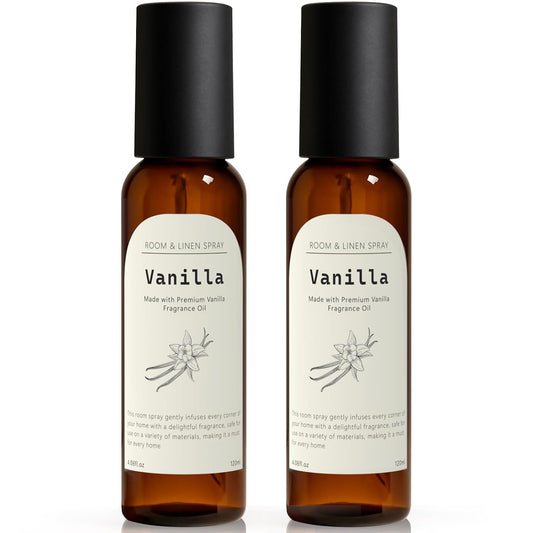 Vanilla Fragrance Room Spray, Long-Lasting Room Fr... (2 Count | Brown)
