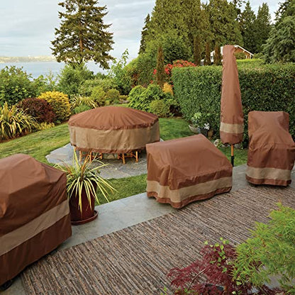 DUCKCOVERS Ultimate Water-Resistant 58 Inch Patio Cushion Storage Bag, Patio Furniture Covers