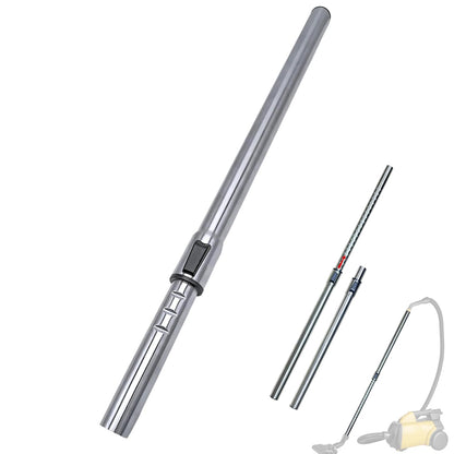 1.25 Inch Stainless Steel Vacuum Extension Wand Compatible with Vacuums using 1 1/4 Inch (1.25in) 32mm Accessories - 1 1/4 Vacuum Extension Tube for Shop Vac (Stainless Steel Extension Wand)