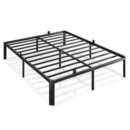 Metal Bed Frame King Size, 14 Inch Heavy Duty Platform Bedframe, Noise Free