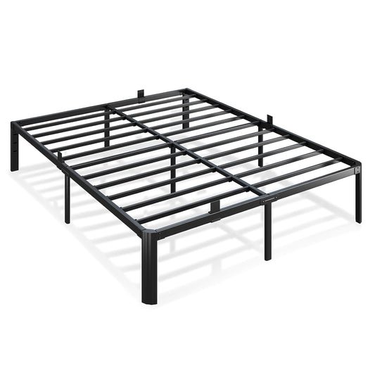 Metal Bed Frame King Size, 14 Inch Heavy Duty Platform Bedframe, Noise Free
