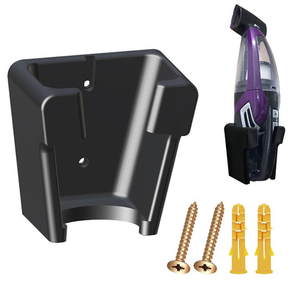 1 Pcs Wall Mount Vacuum Holder/Docking Station with Screws, Fits Bissell | Groove Design, Prevents It From Falling, Save Space and Reduce Clutter, Quality Material, Easy to Install, Strong Durability